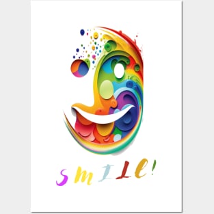 Smile and spread joy around you, Smiles are Contagious Posters and Art